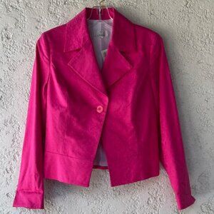 Current Fuchsia Pink Jacquard Blazer – new with tags